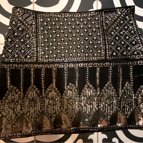 Club Monaco bedazzled mini skirt - Picture 1 of 5